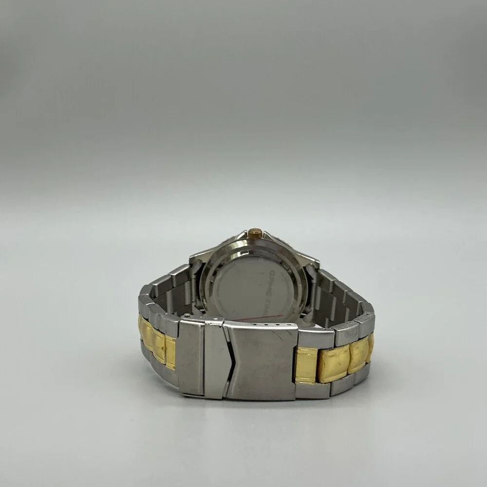 Game Time New York Yankees Mens Watch 40mm Two Tone Stainless New Battery 7.75